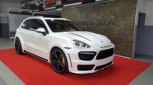 Porsche Cayenne Turbo by Folienwerk-NRW 2016 года
